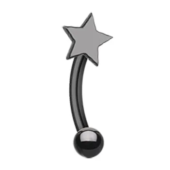 16g Petite Metallic Stars Reverse Belly Bar