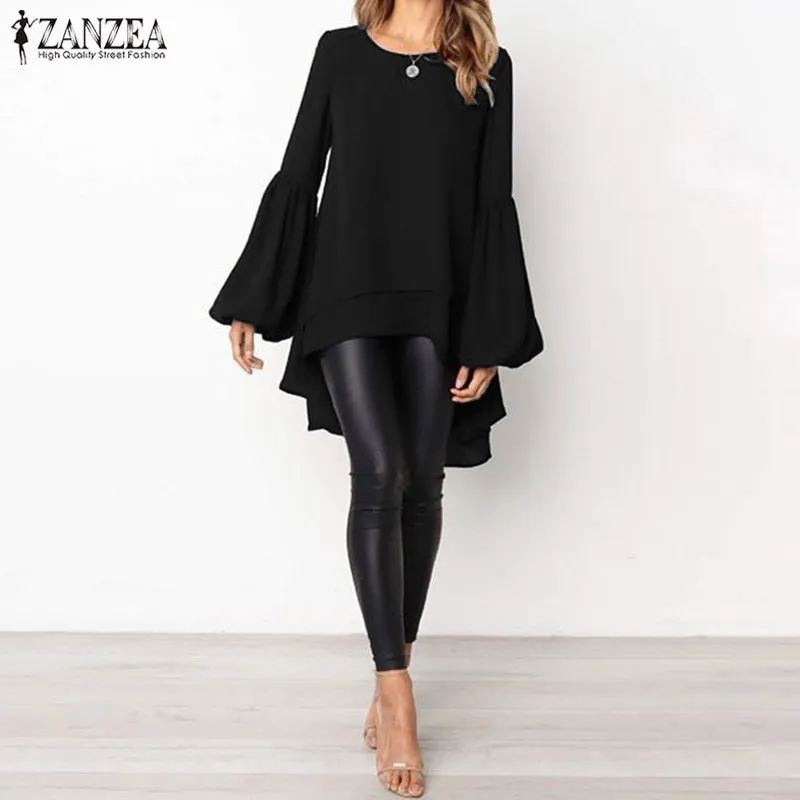 2022  Women's Asymmetrical Tunic Blouse