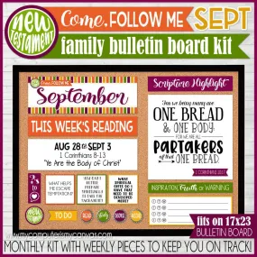 2023 CFM New Testament Family Bulletin Board Kit {SEPT} PRINTABLE