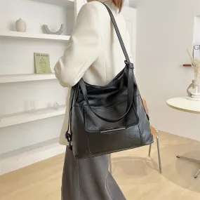 3 In 1 Luxury Designer Soft Synthetic Leather Tote Hand Bags for Women