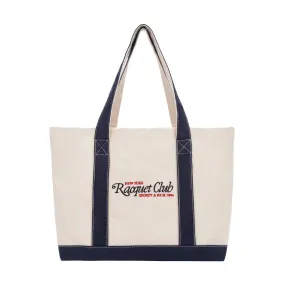 94 Racquet Club Two Tone Tote Bag 'Natural'