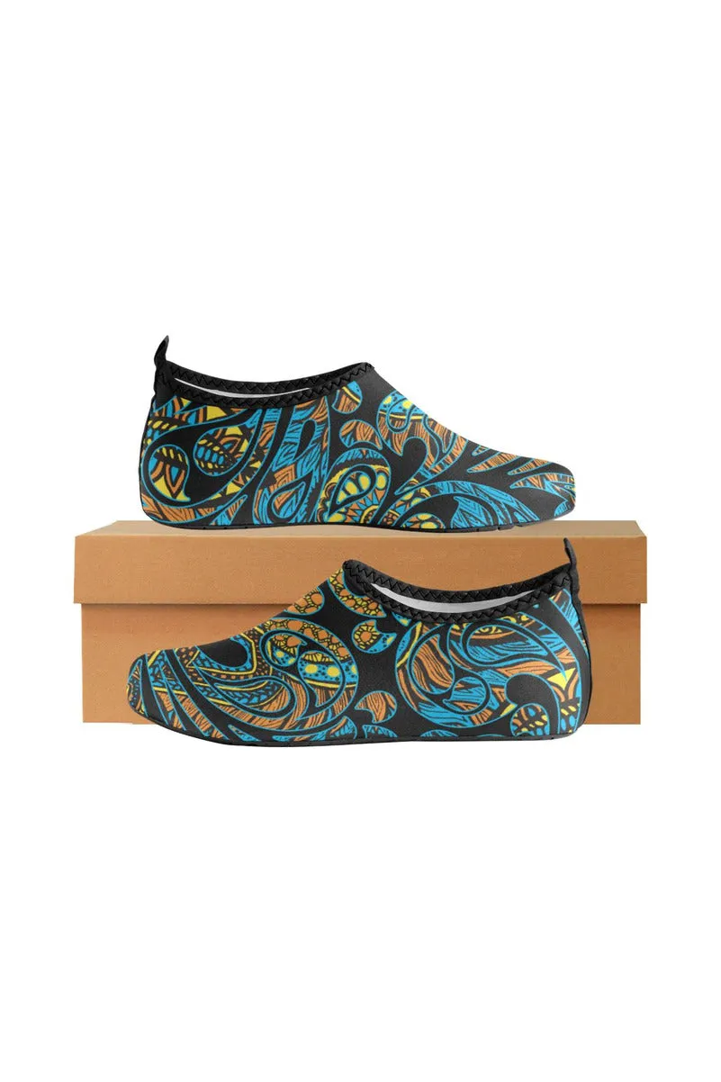 Afro Scroll Women's Slip-On Water Shoes