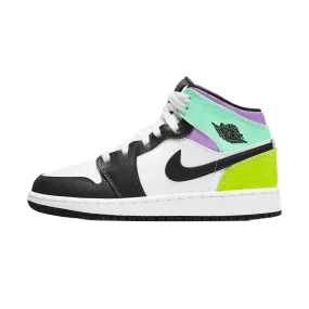 Air Jordan 1 Mid Purple Teal Green