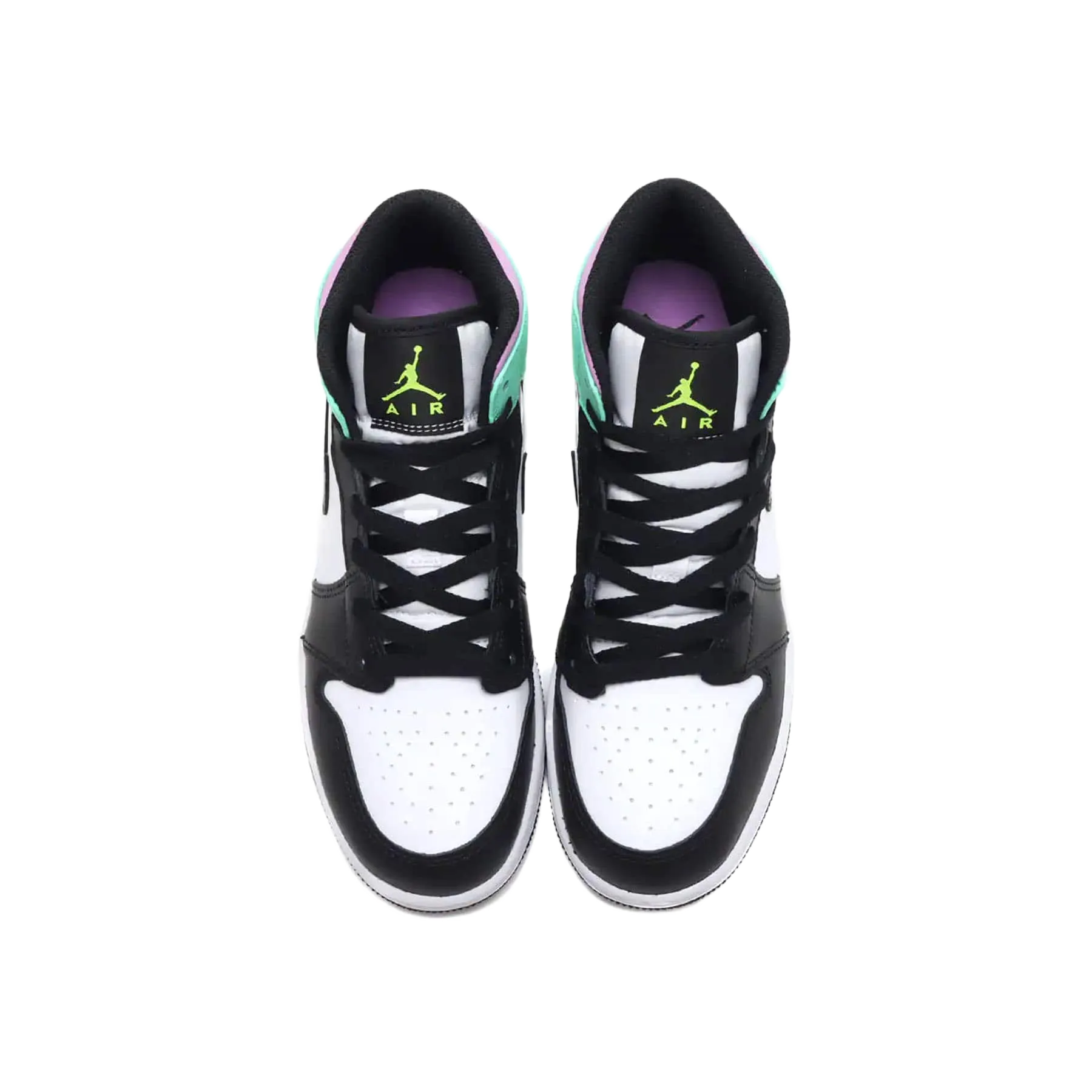 Air Jordan 1 Mid Purple Teal Green