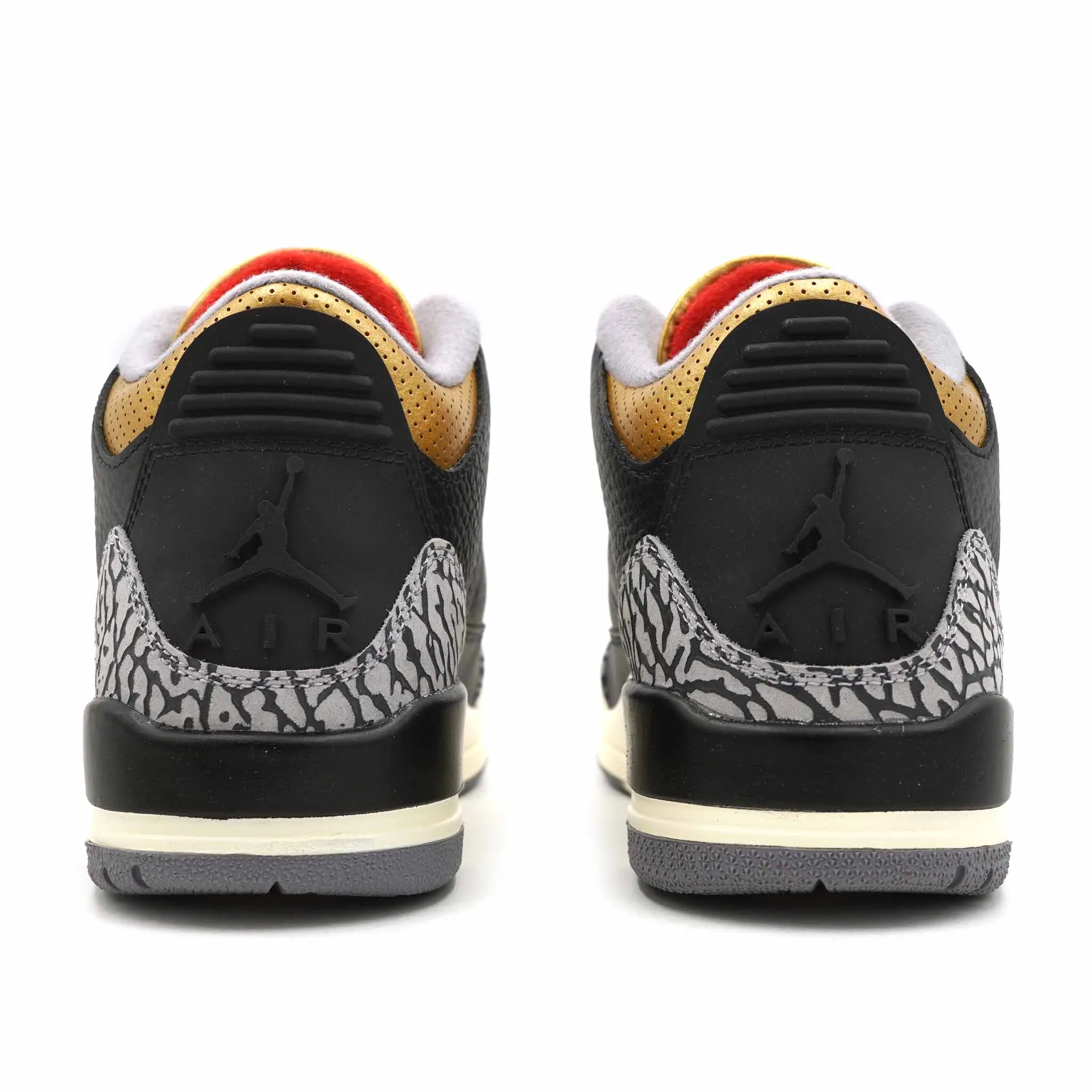 AIR JORDAN 3 RETRO BLACK CEMENT GOLD (WOMEN'S) 2022