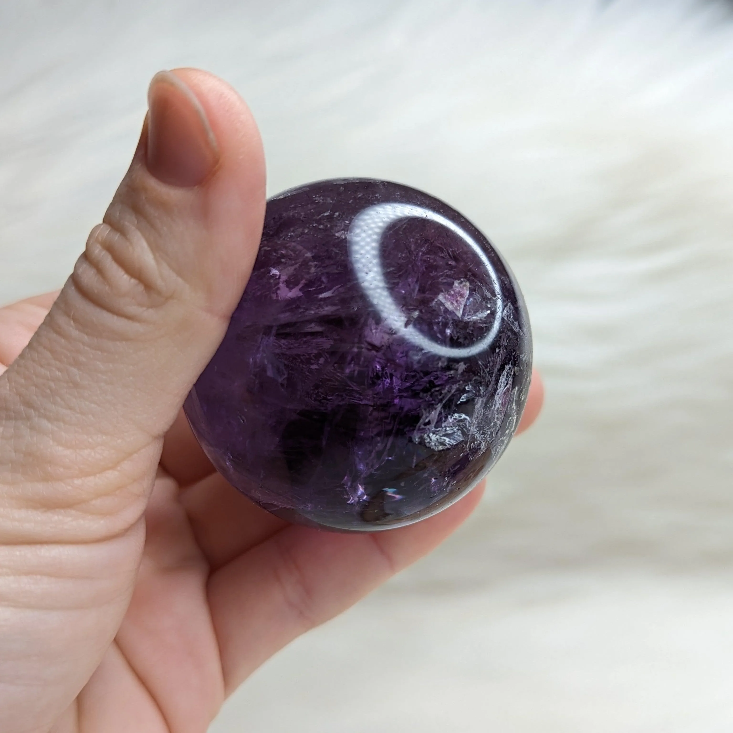 Amethyst Sphere~ Soothing and Balancing Energy~