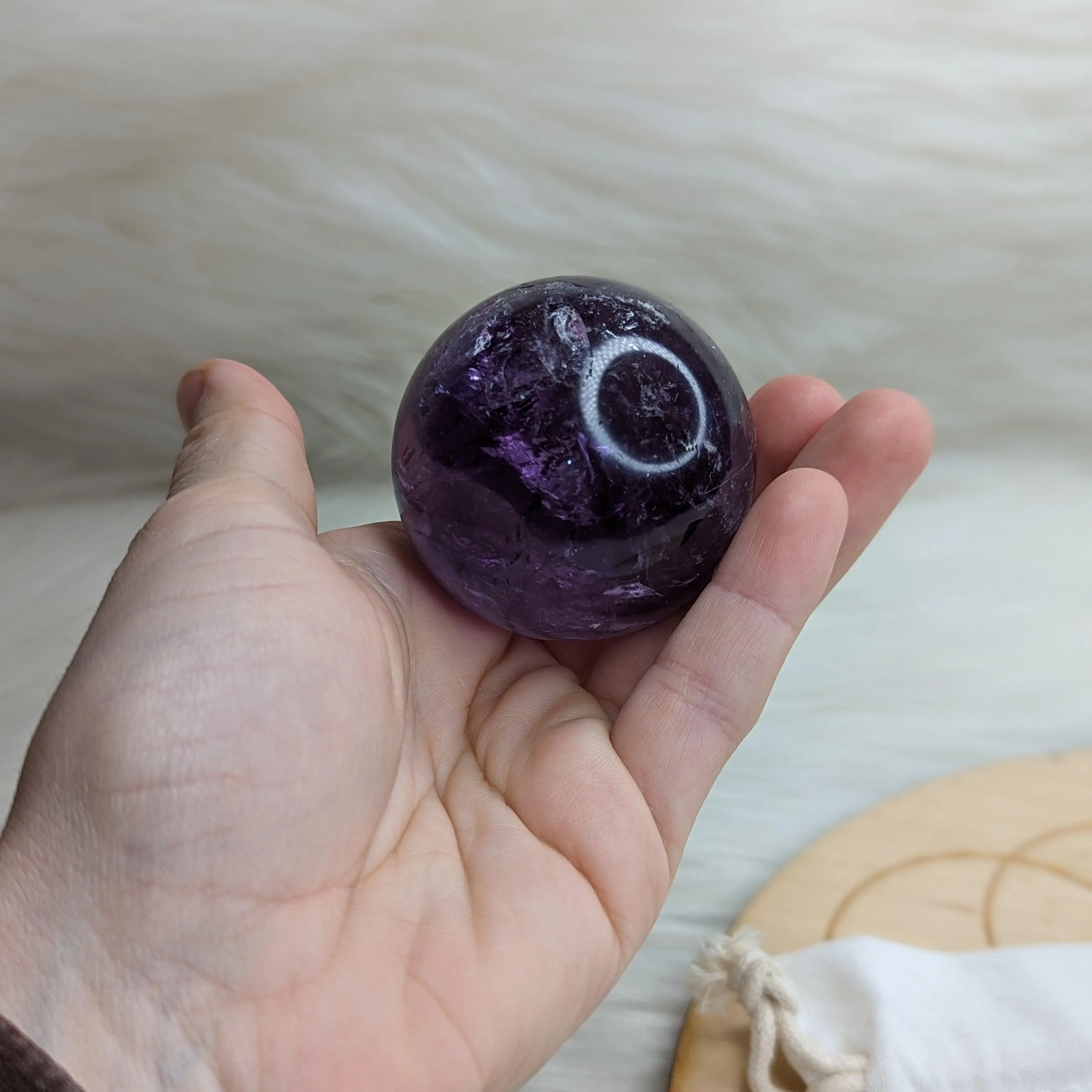 Amethyst Sphere~ Soothing and Balancing Energy~