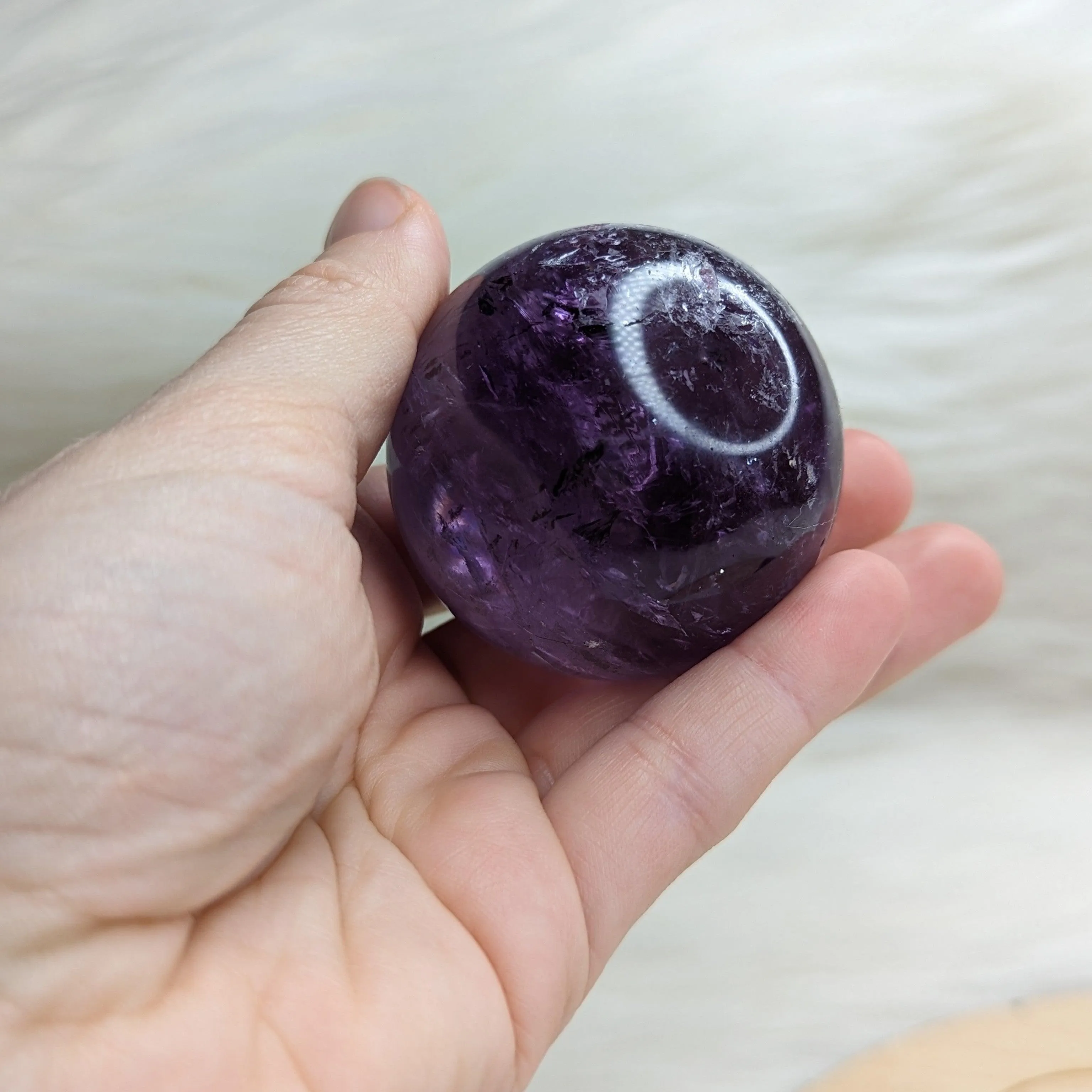 Amethyst Sphere~ Soothing and Balancing Energy~