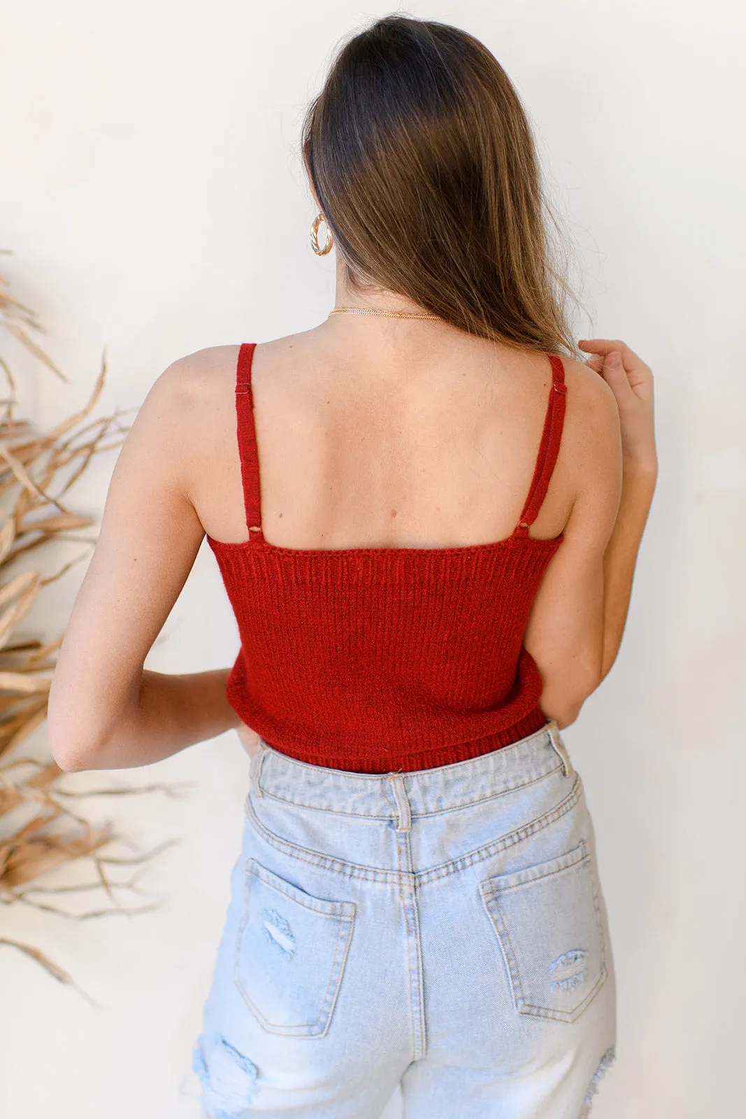 apple spice sweater tank