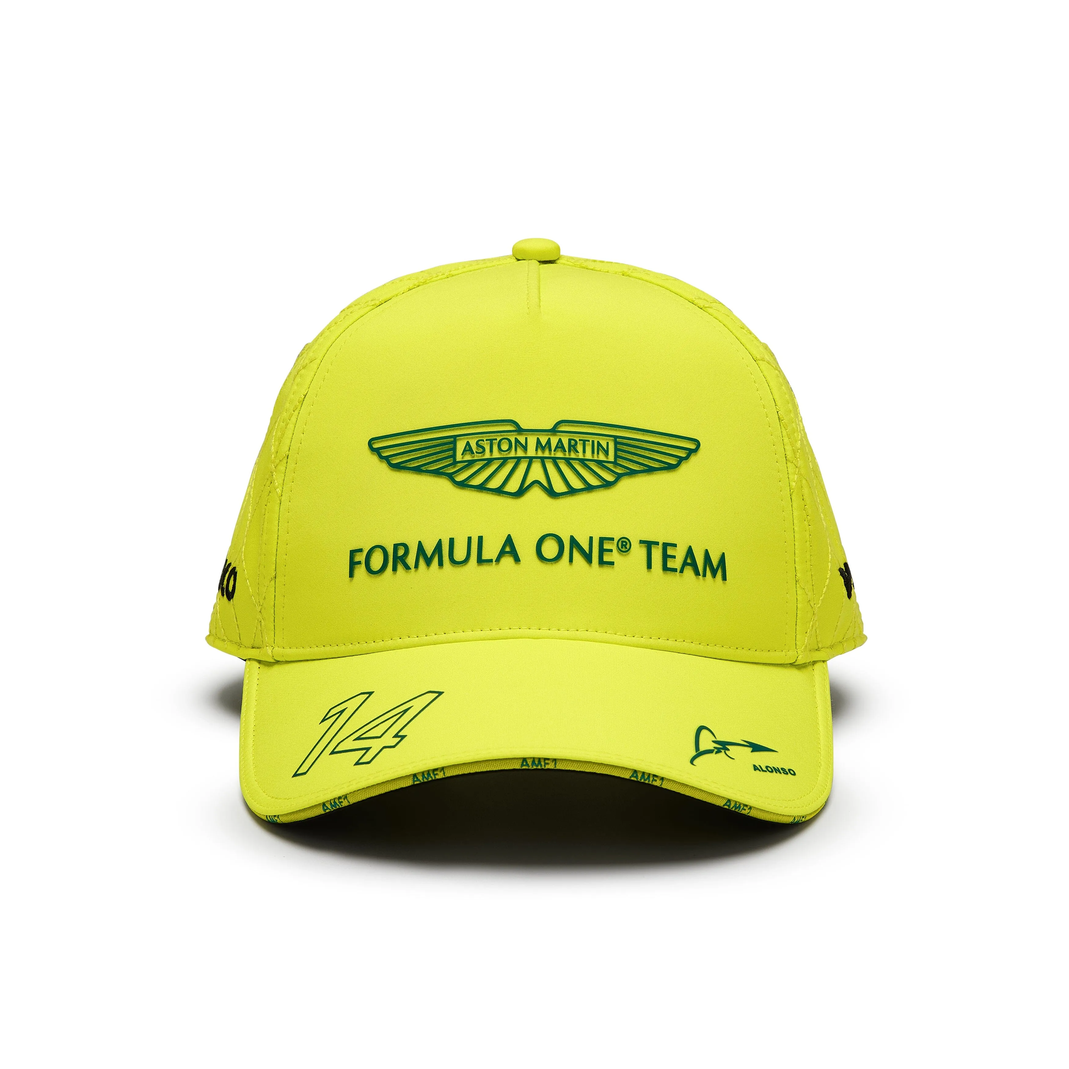 Aston Martin Cognizant F1 2024 Fernando Alonso Team Hat- Lime/Green