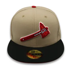 ATLANTA BRAVES (2017 INAUGURAL SEASON) NEW ERA 59FIFTY FITTED (RED UNDER VISOR)