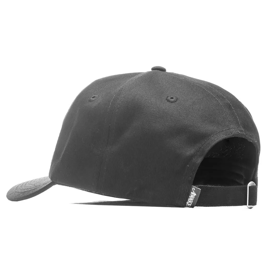 Awake Military Logo 6 Panel Hat - Black