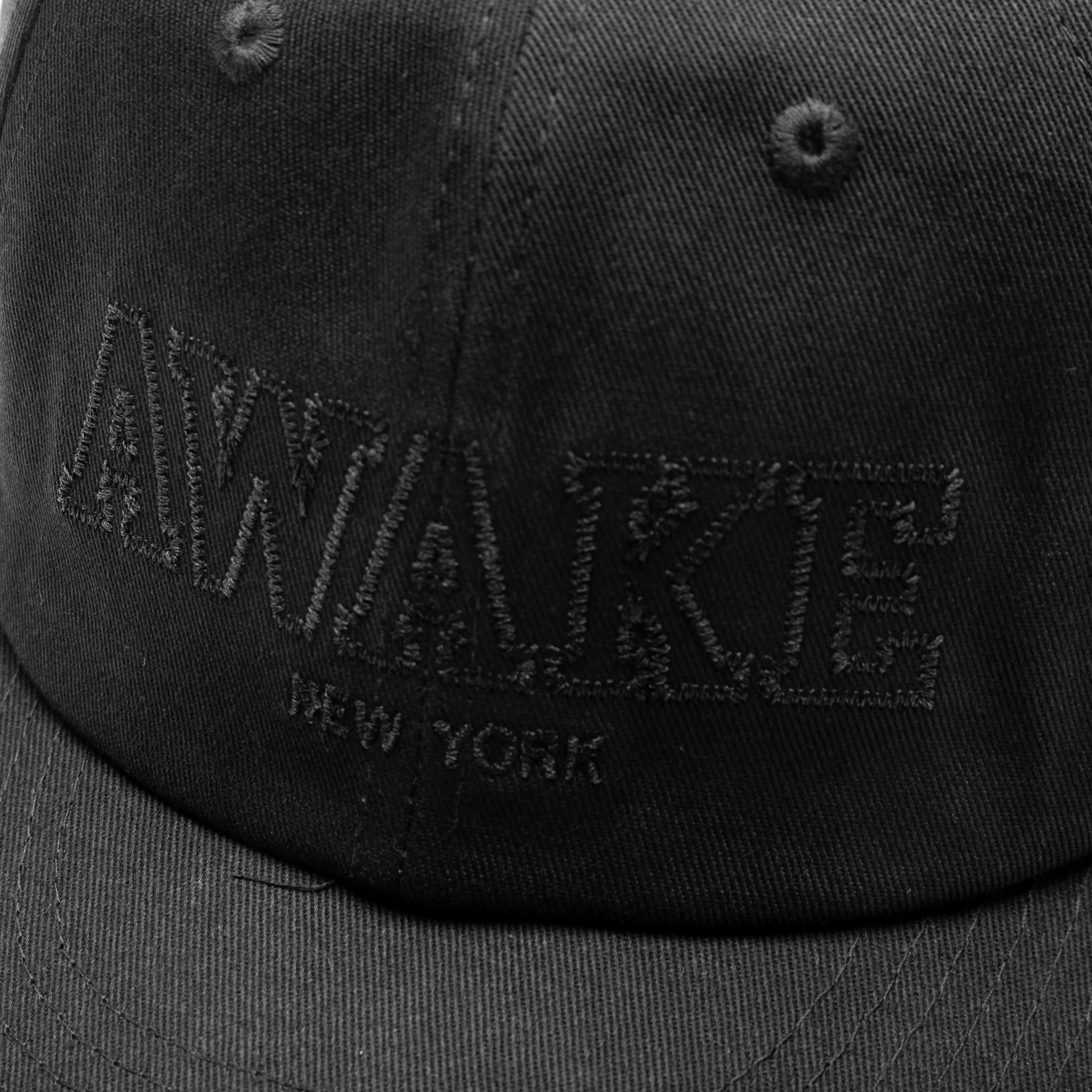 Awake Military Logo 6 Panel Hat - Black