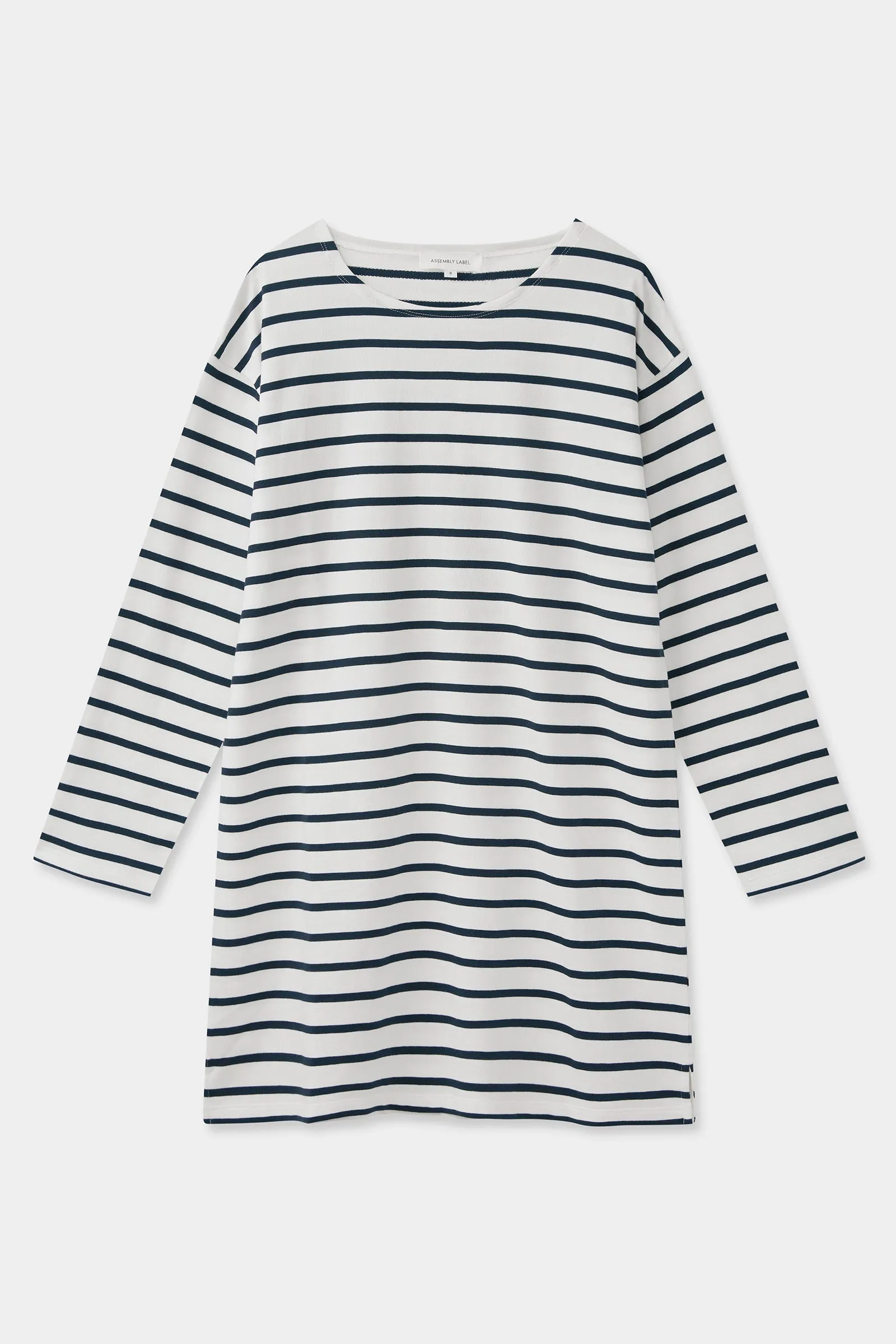 Bateau Long Sleeve Tee Dress