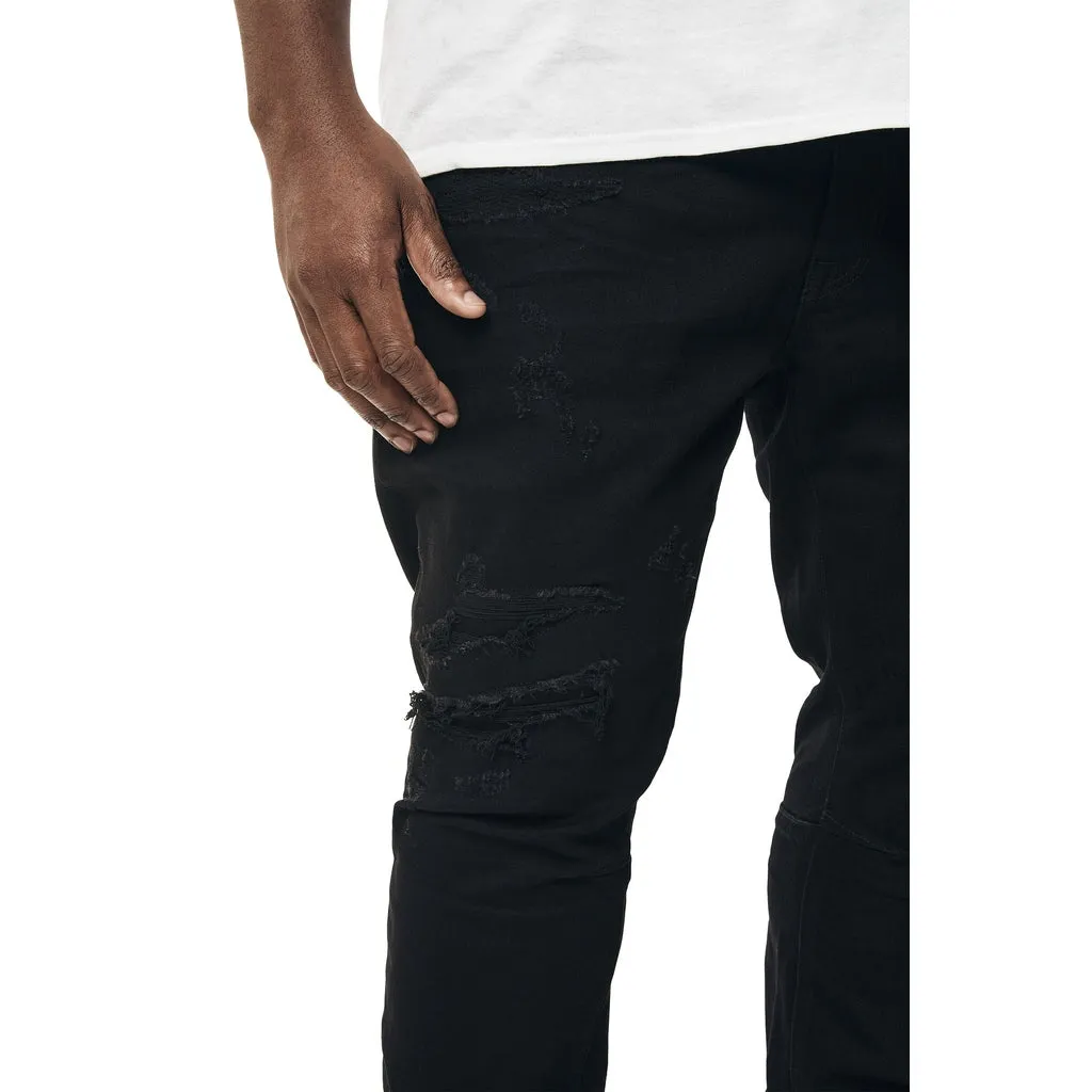 Big and Tall - Vintage Washed Denim Jeans - Jet Black