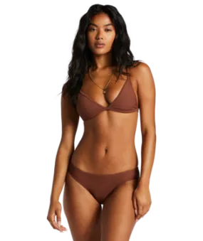 Billabong Tanlines Triangle Bikini Top - Mocha