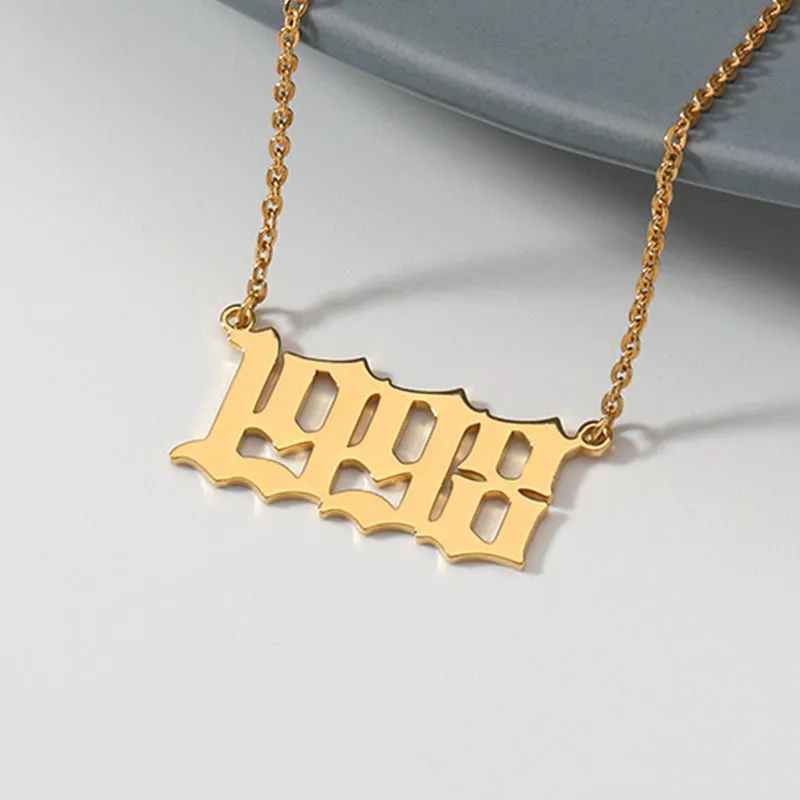 Birth Year Necklace- Best Gifts For Women