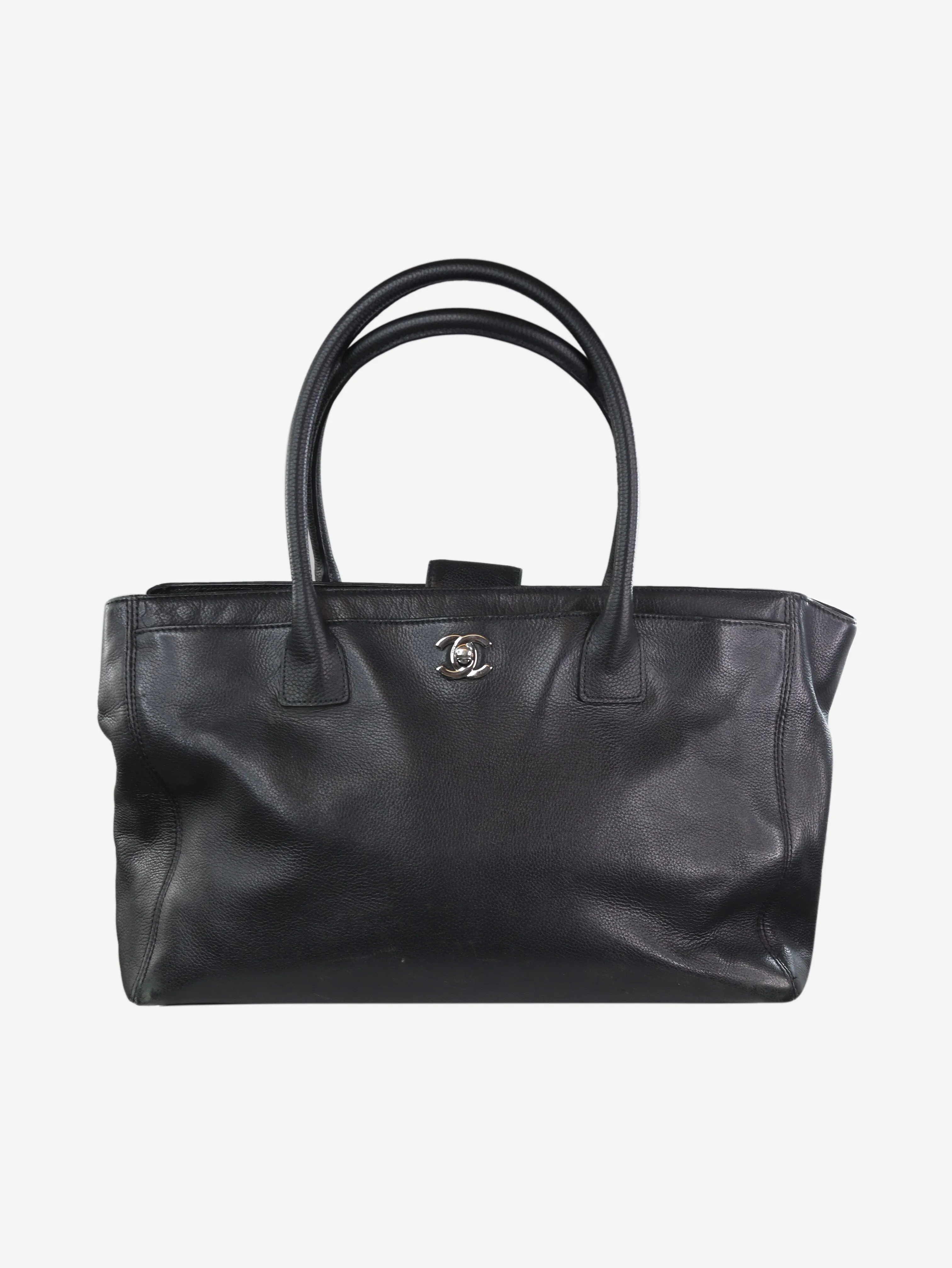 Black 2008 CC lock tote bag