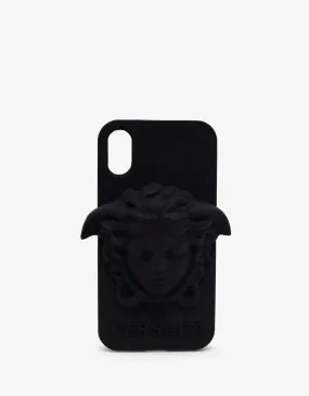 Black Medusa Silicone iPhone X Phone Case