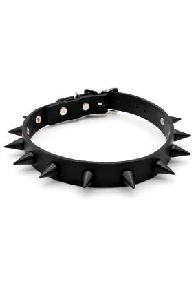 Black Soul Collar [Black Spikes]