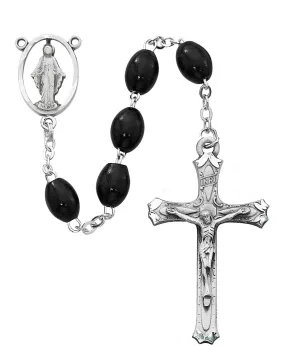 Black Wood Rosary