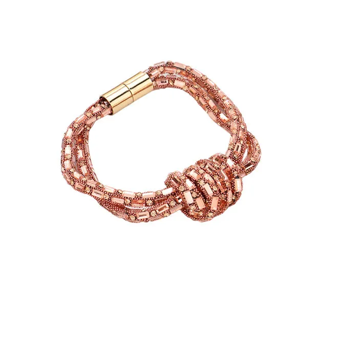 Bling Knot Magnetic Bracelet