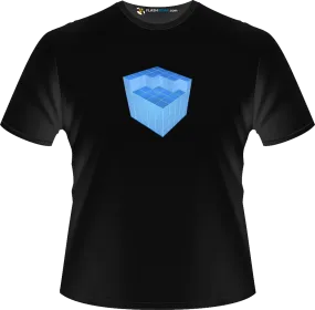 Blue Cube Light-up T Shirt