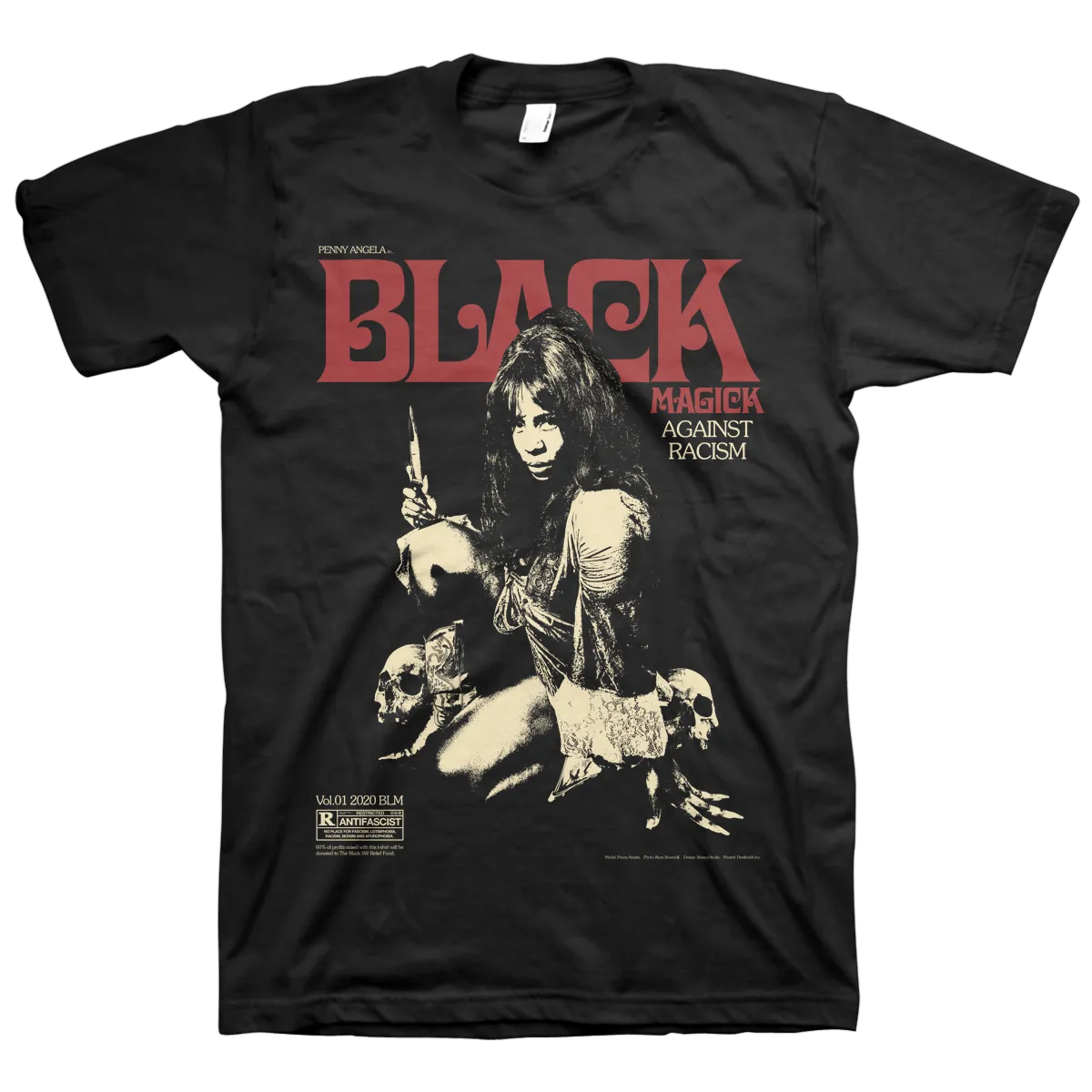 Branca Studio "Black Magick" Black T-Shirt