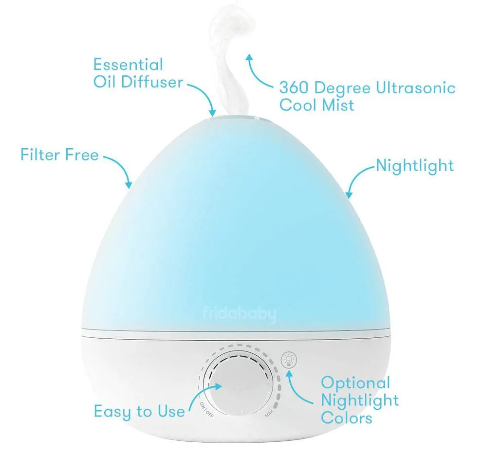 BreatheFrida | THE 3-IN-1 HUMIDIFIER, DIFFUSER   NIGHTLIGHT