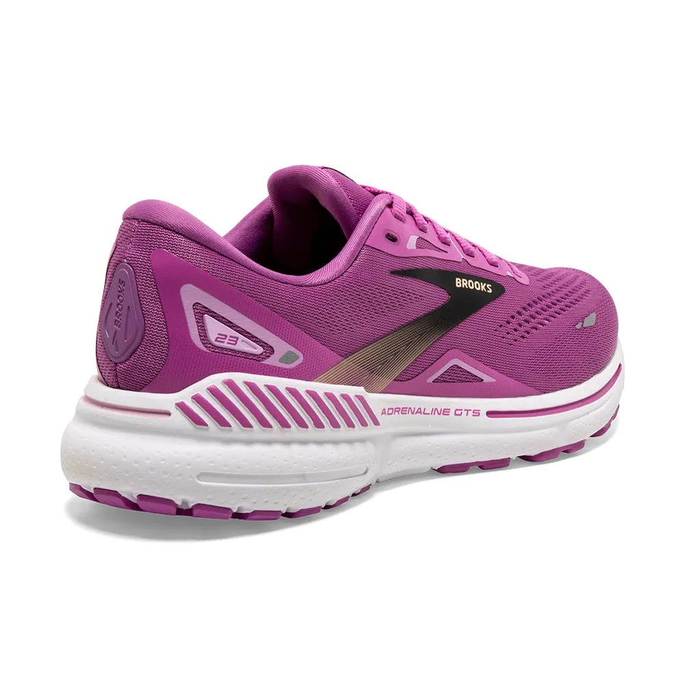 Brooks Adrenaline GTS 23 (Womens) - Orchid/Black/Purple