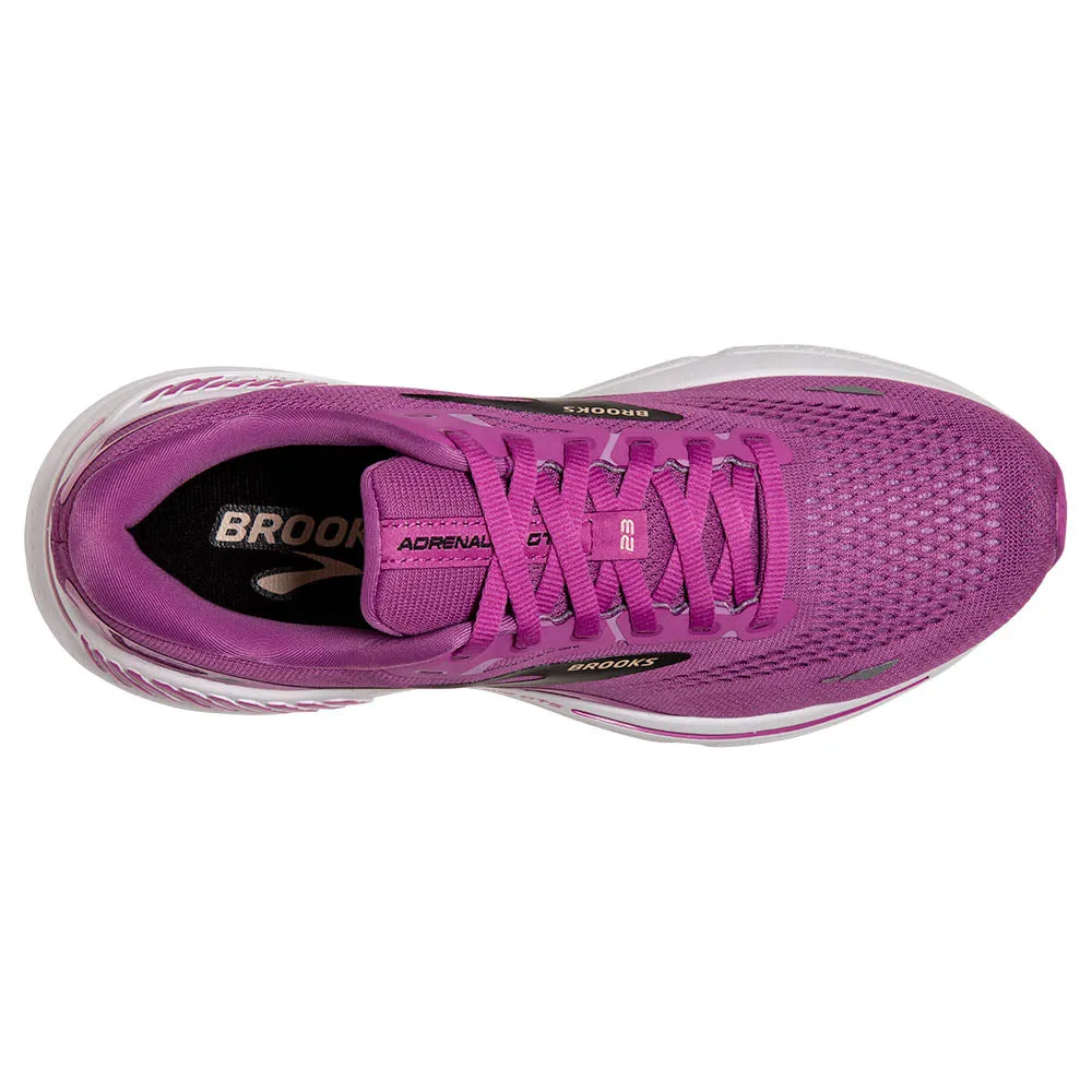 Brooks Adrenaline GTS 23 (Womens) - Orchid/Black/Purple