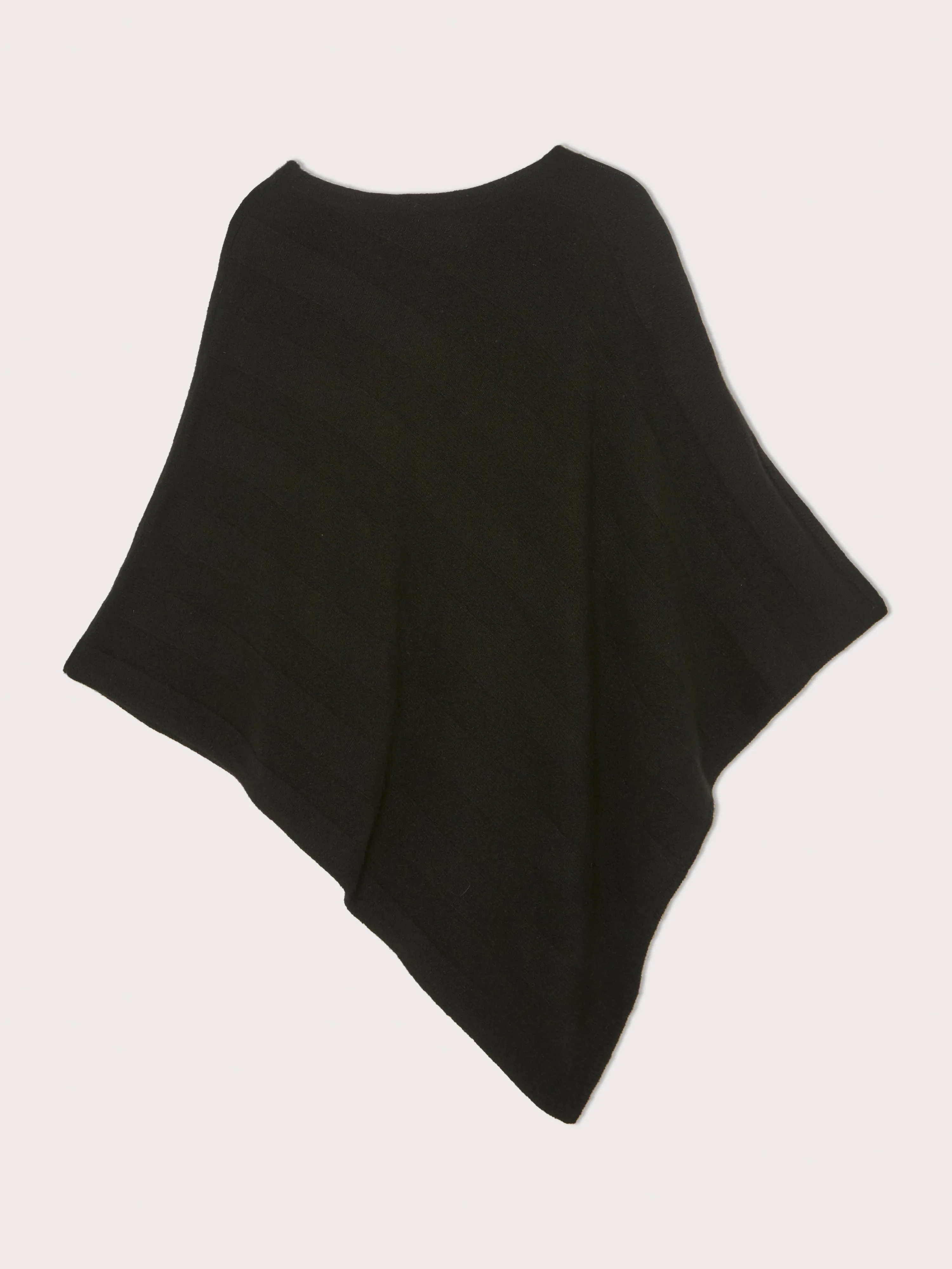 Cashmere Poncho | Black