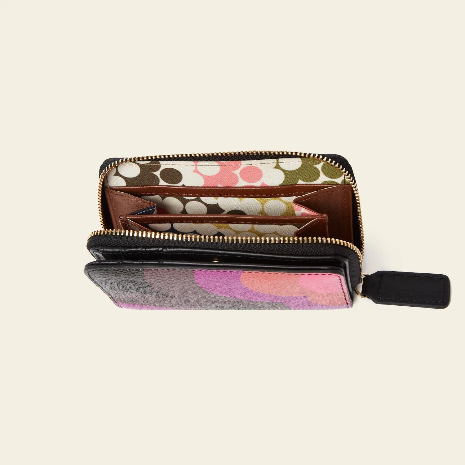 Celia Medium Wallet - Radial Flower