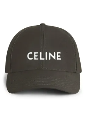 CELINE COTTON BASEBALL HAT EBONY