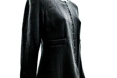 CHANEL - 2002 02A Pearl Button Skirt Suit - Black Blazer Set - CC Zip - 36 US 4