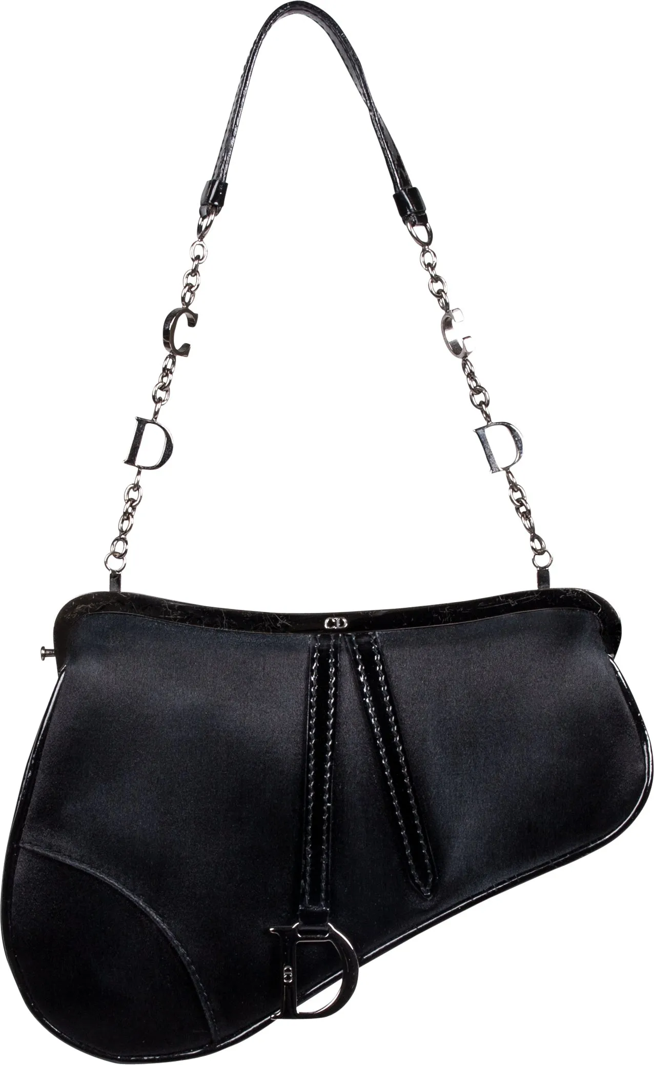 Christian Dior Mini Saddle Evening Bag