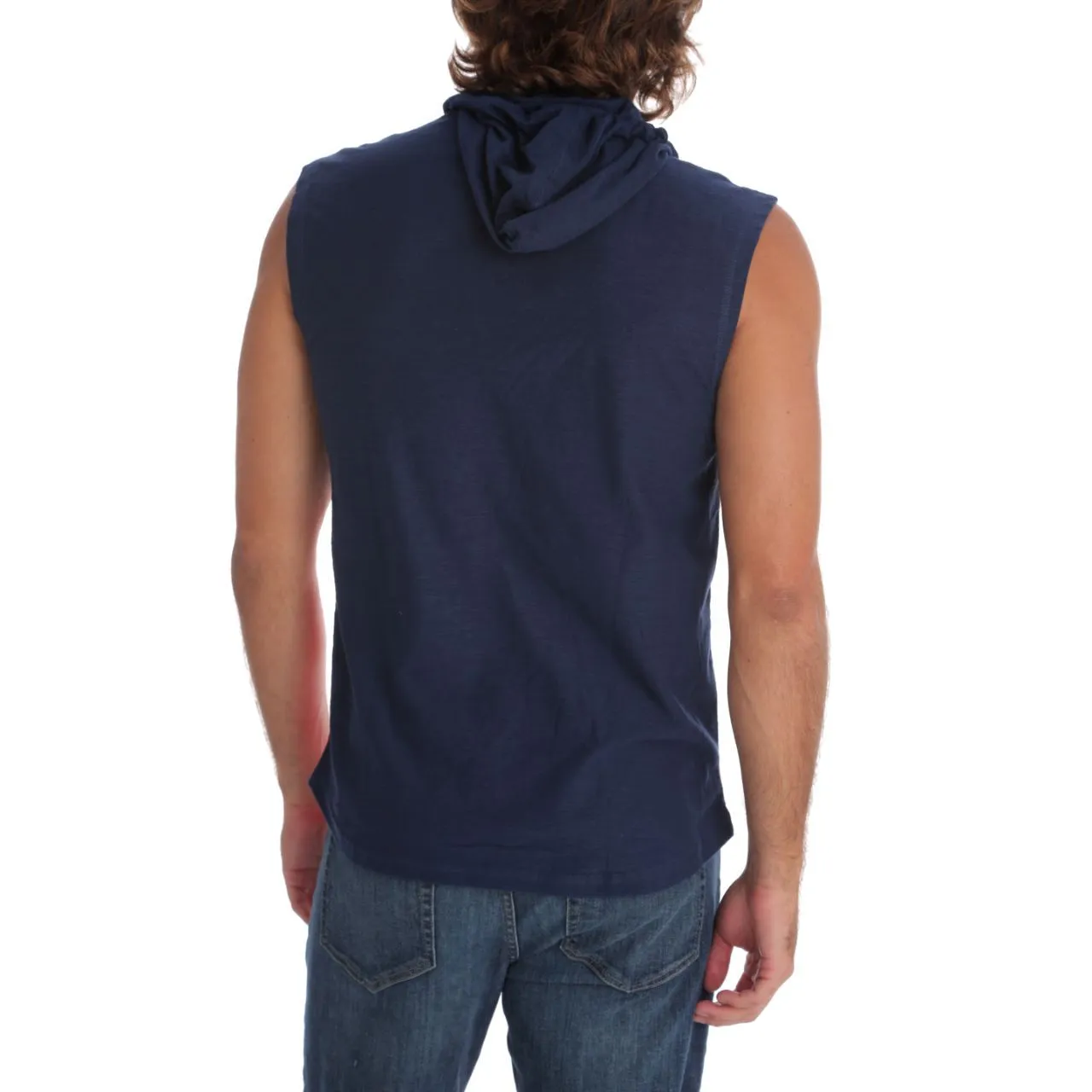 Clay Hooded Muscle Tank