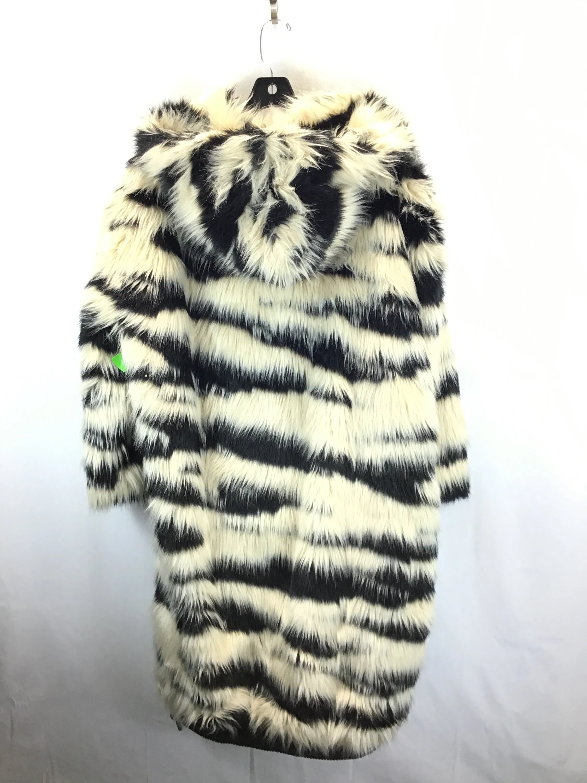 Coat Designer By Ugg In Black & Cream, Size: L