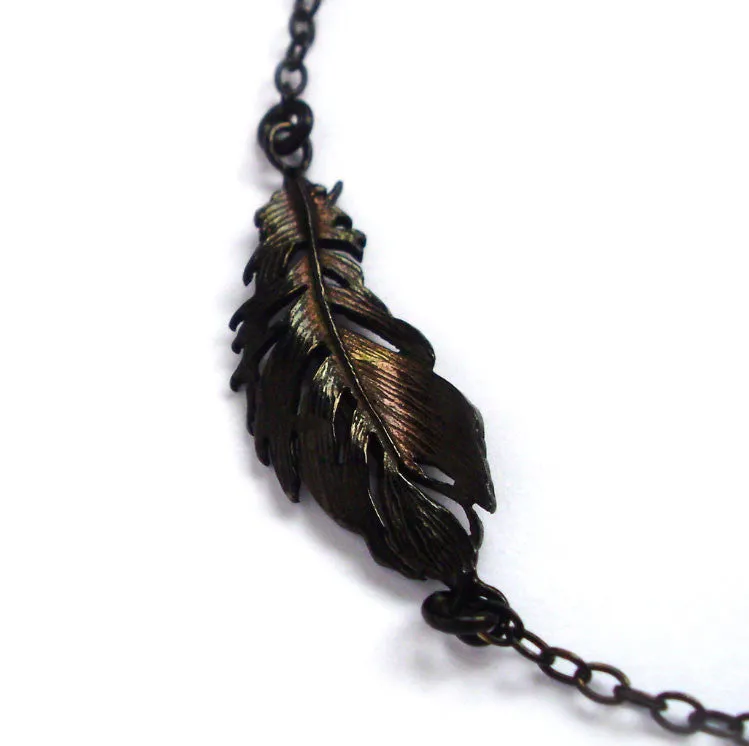 Crow Feather Bracelet