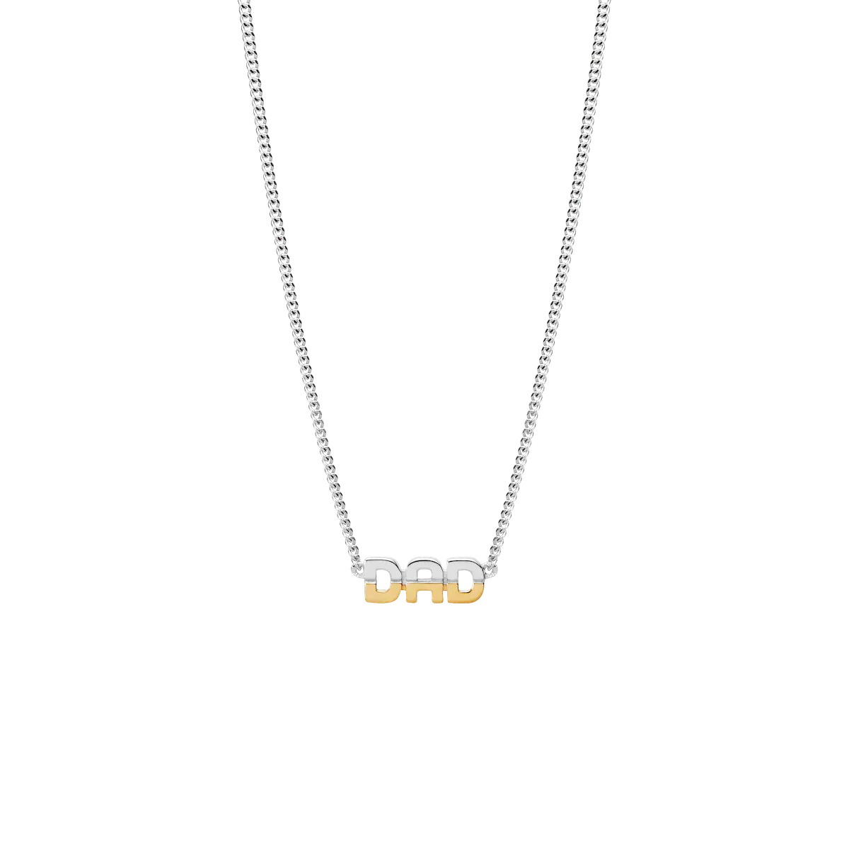 DAD Two-Tone 43 Necklace