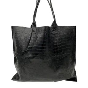 DAVID GALAN Leather Tote - Black New w/out Tags