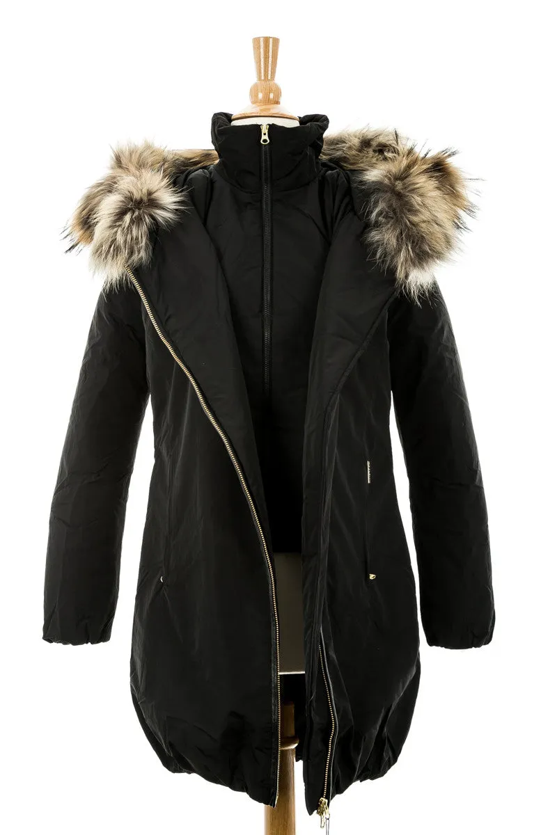 Eugene Parka with Fur Trim