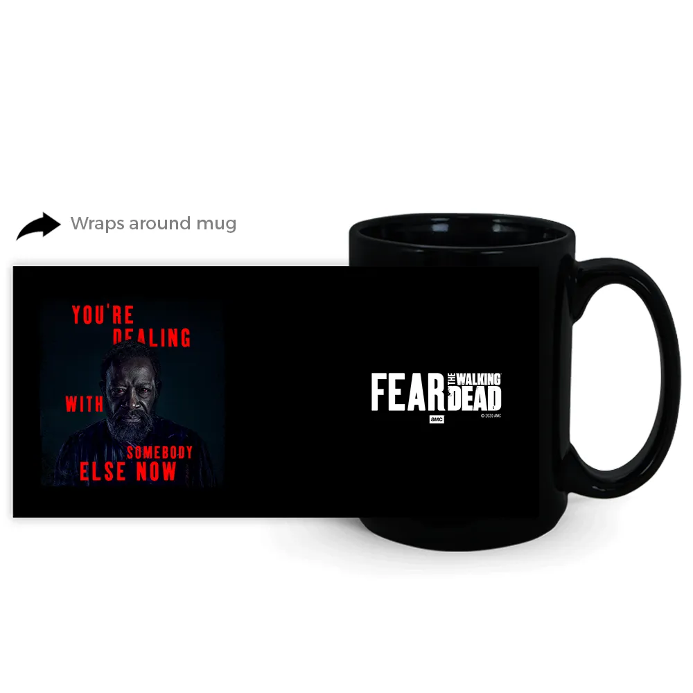 Fear The Walking Dead Season 6 Morgan Quote Black Mug