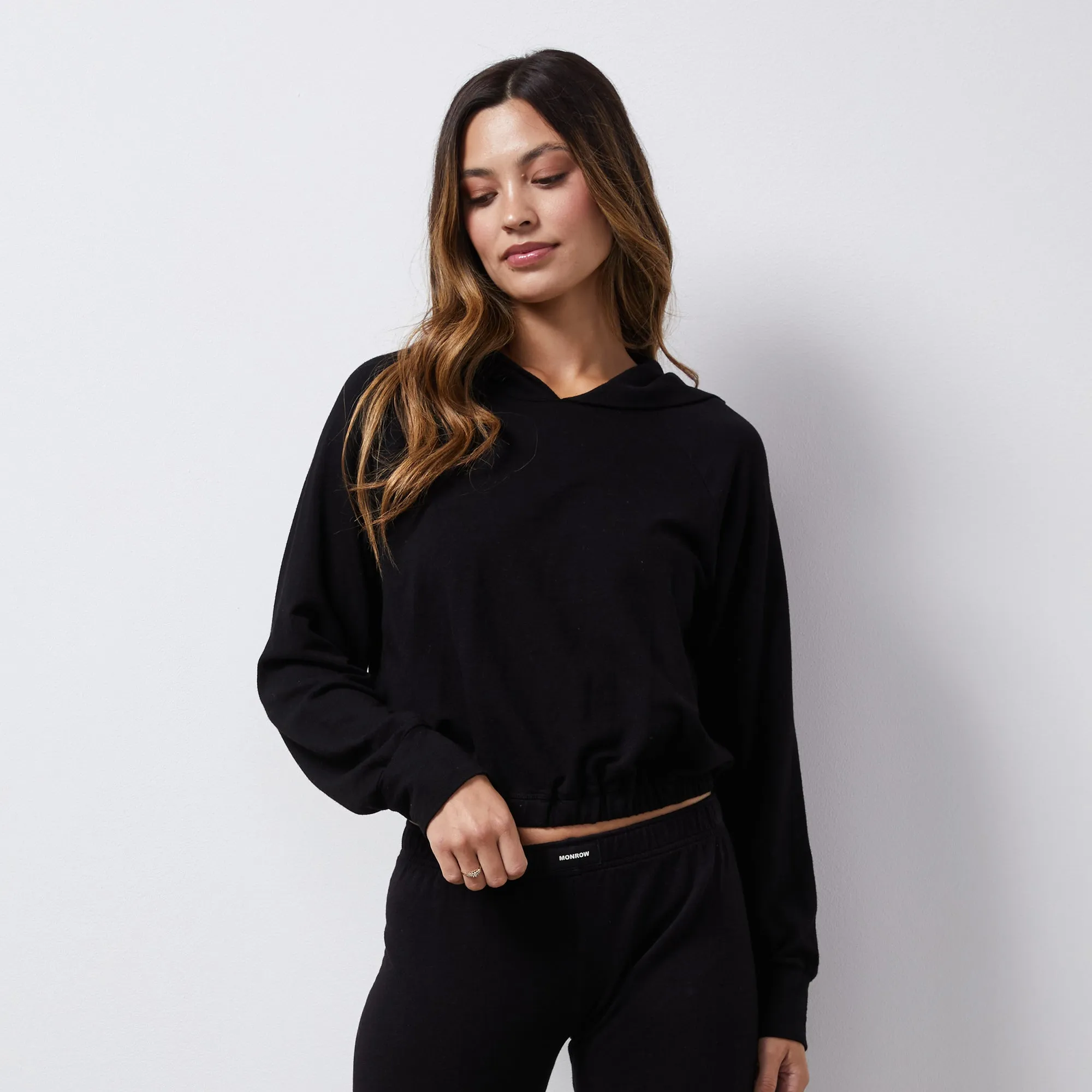 French Terry Crop Hoody