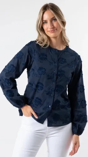 Frida Blouse Navy