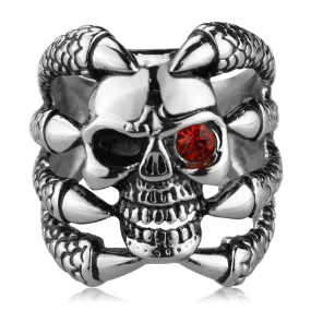 Ghost Hand Skull Ring