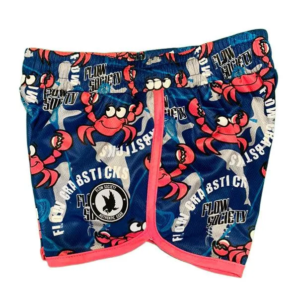 Girls & Womens Crabstick Attack Shorts