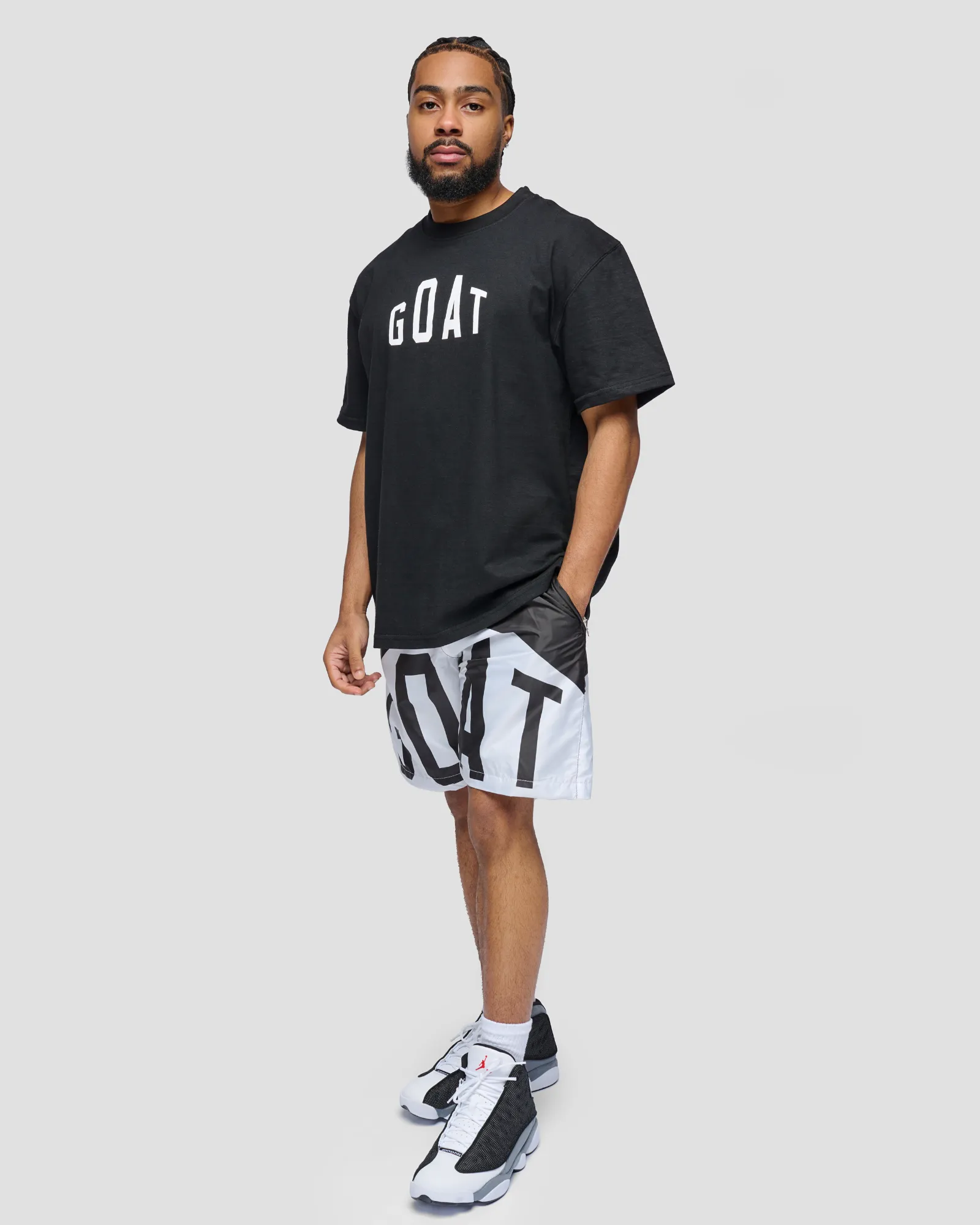 GOAT Big Arch Tee (Flint Black)