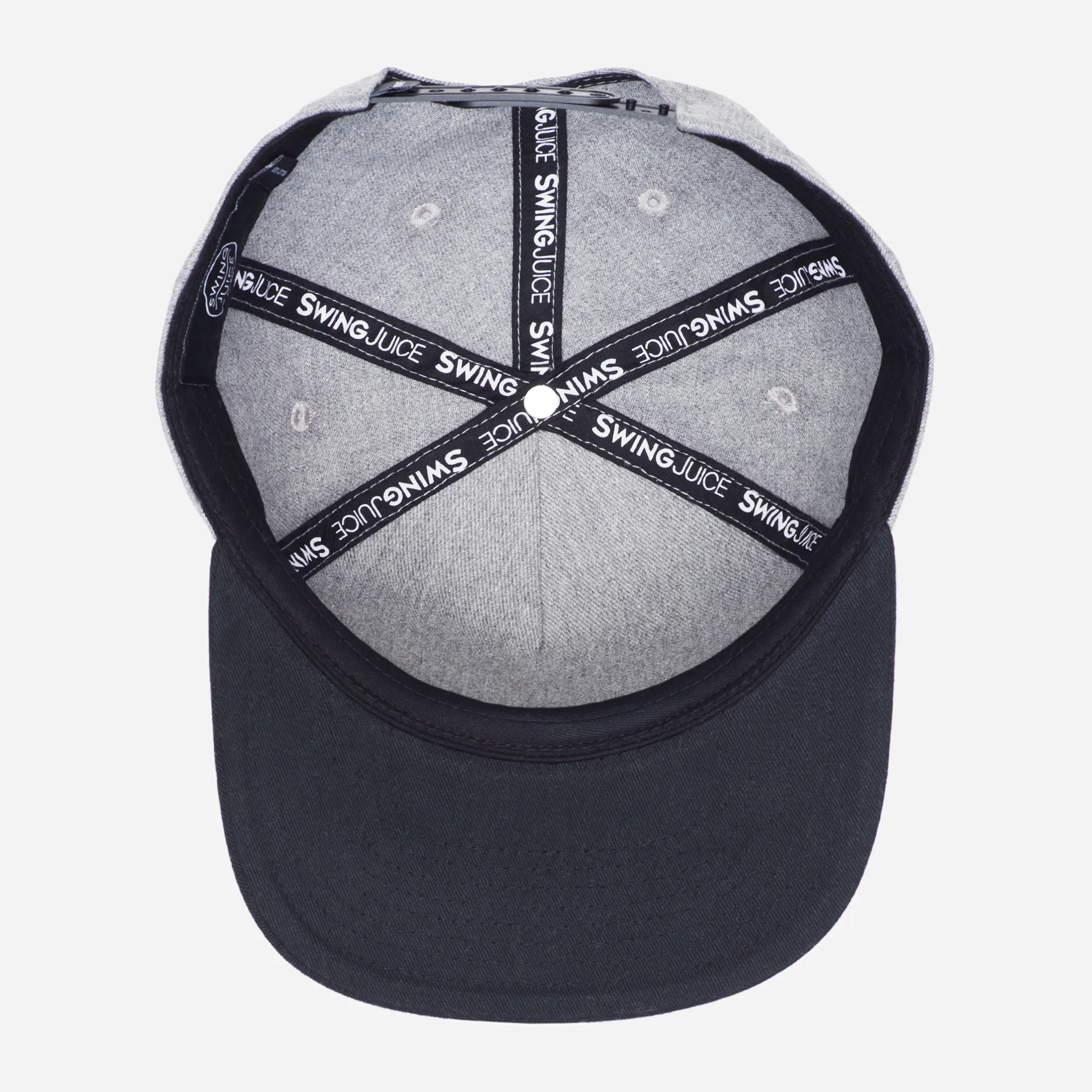 Golf 8-Bit Unisex Snapback Hat Heather Grey O/S