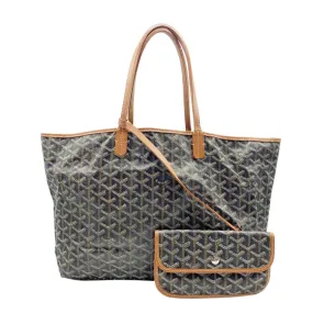 Goyard Goyardine Saint Louis Pm Gold Black Coated Canvas Tote